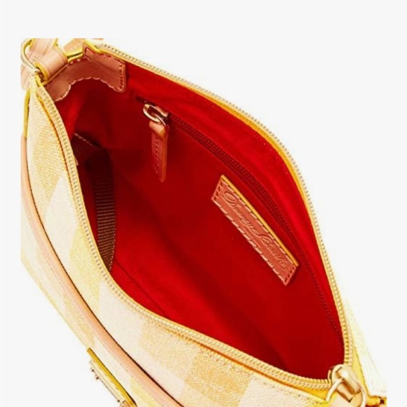 Dooney & Bourke Yellow Checkered Crossbody Bag NWOT - Picture 9 of 9